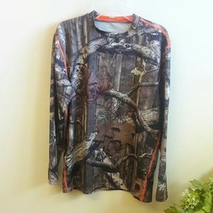 Mossy Oak Camoflauge Long Sleeve Dri-Power Shirt